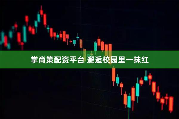 掌尚策配资平台 邂逅校园里一抹红
