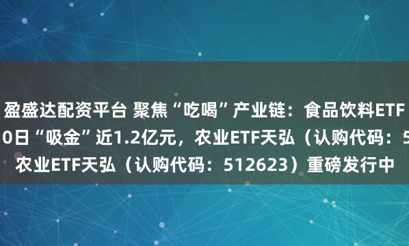 盈盛达配资平台 聚焦“吃喝”产业链：食品饮料ETF天弘（159736）近10日“吸金”近1.2亿元，农业ETF天弘（认购代码：512623）重磅发行中